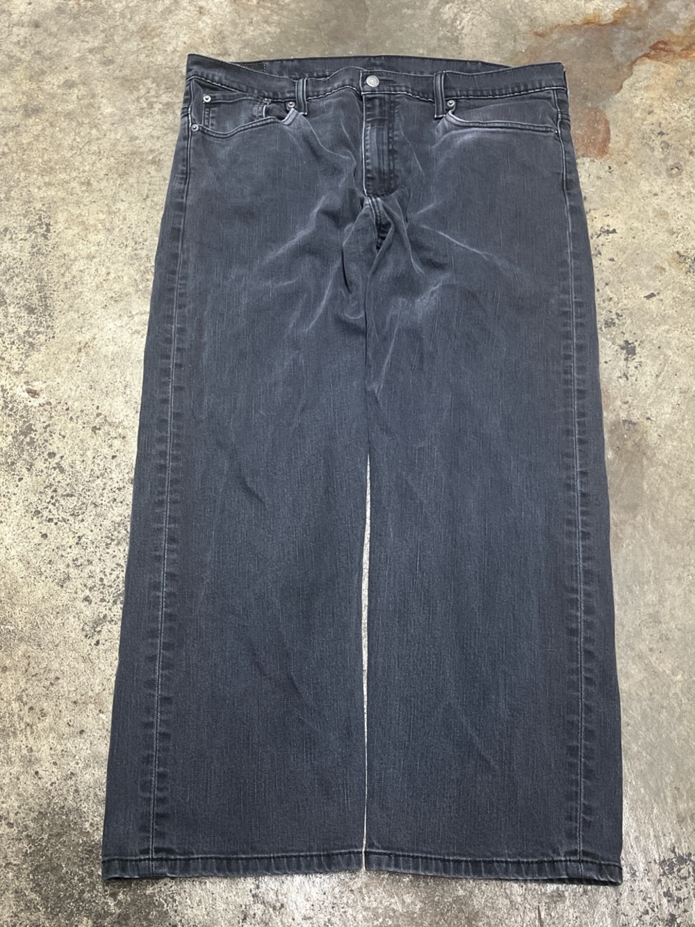 Y2K Levi’s 569 Loose Jeans Men’s 38 x 30 Dark Wash Faded Streetwear Heavyweight